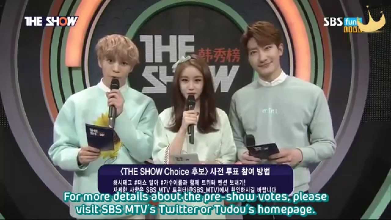 150317 SBS The Show - Jiyeon MC Cut